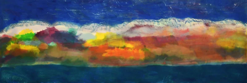 Ronnie Landfield, Edge of the Universe, 2018