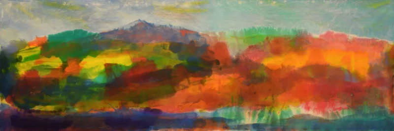 Ronnie Landfield, From the East to the West, 2018