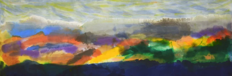 Ronnie Landfield, Across the Universe, 2018