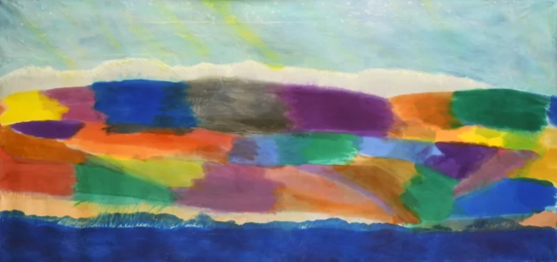 Ronnie Landfield, The Way Forward, 2018