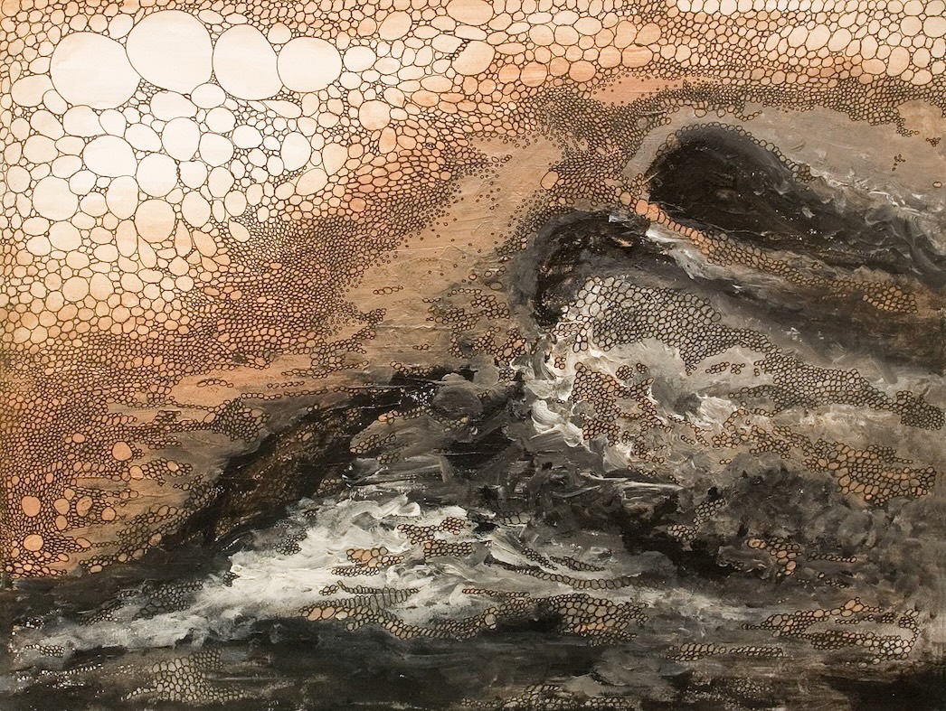 Marya Kazoun, Study for Crumbling Desert Castles (8), 2006