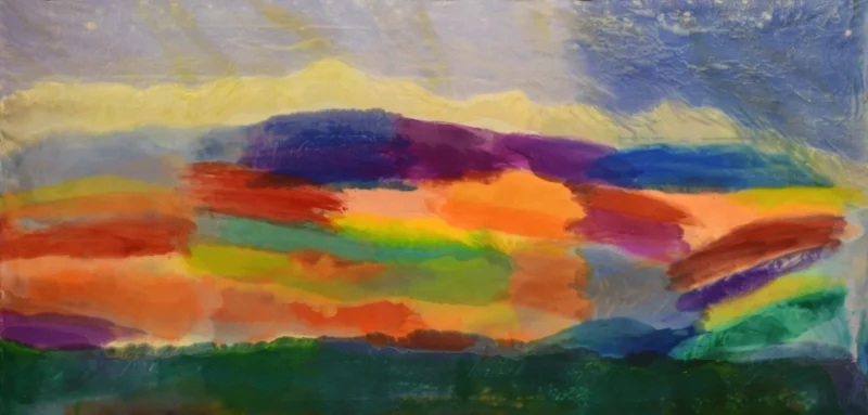 Ronnie Landfield, Watchtower of Time, 2018