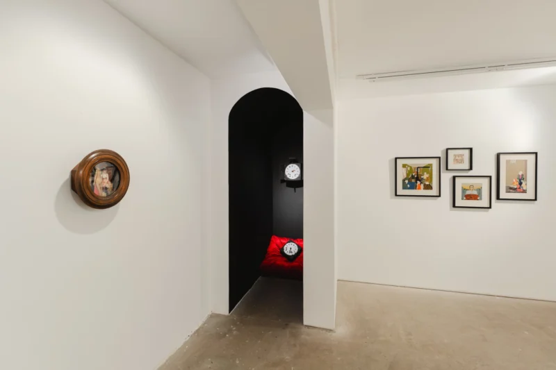Installation shot from Gülsün Karamustafa: Remains of a Forgotten Promise, @ Ab-Anbar