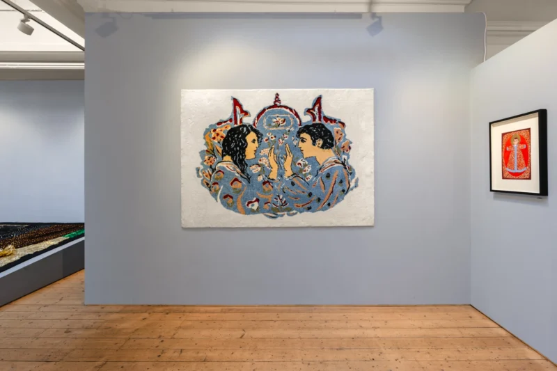 Installation shot from Gülsün Karamustafa: Remains of a Forgotten Promise, @ Ab-Anbar