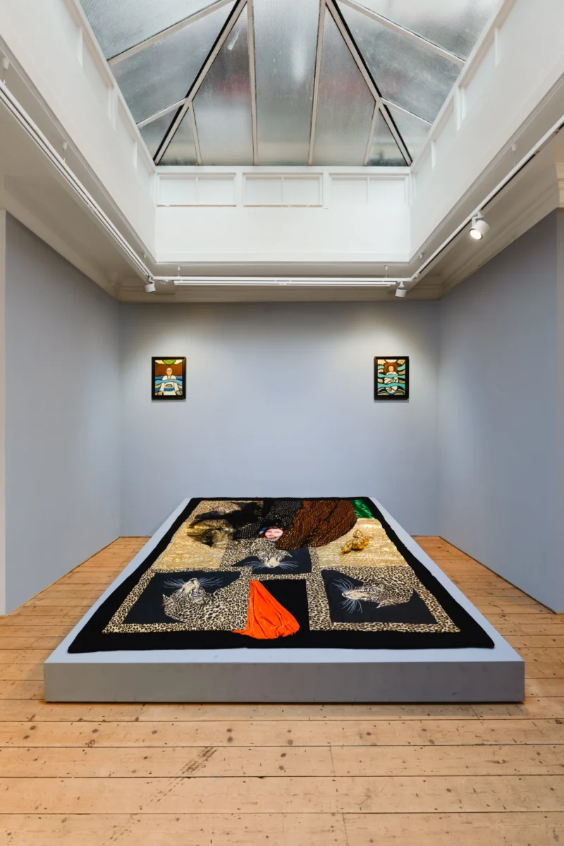 Installation shot from Gülsün Karamustafa: Remains of a Forgotten Promise, @ Ab-Anbar