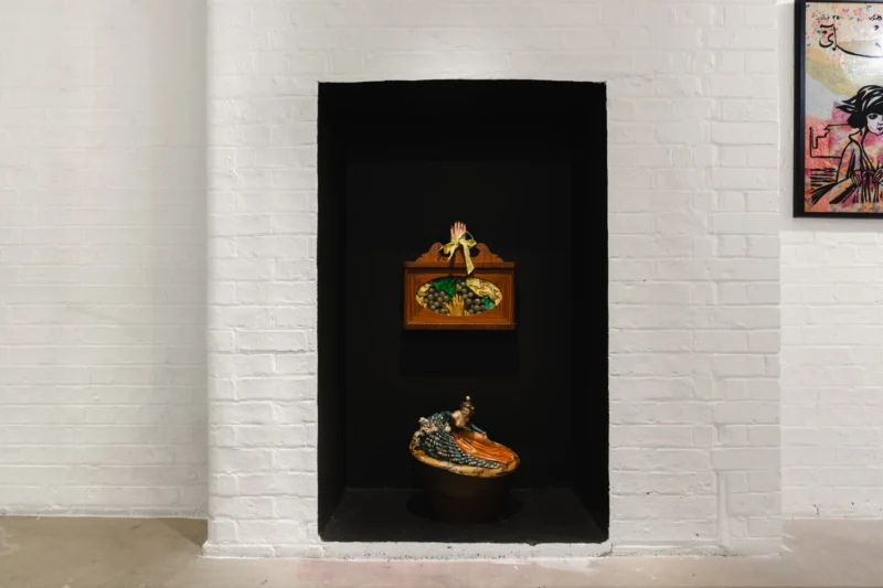 Installation shot from Gülsün Karamustafa: Remains of a Forgotten Promise, @ Ab-Anbar