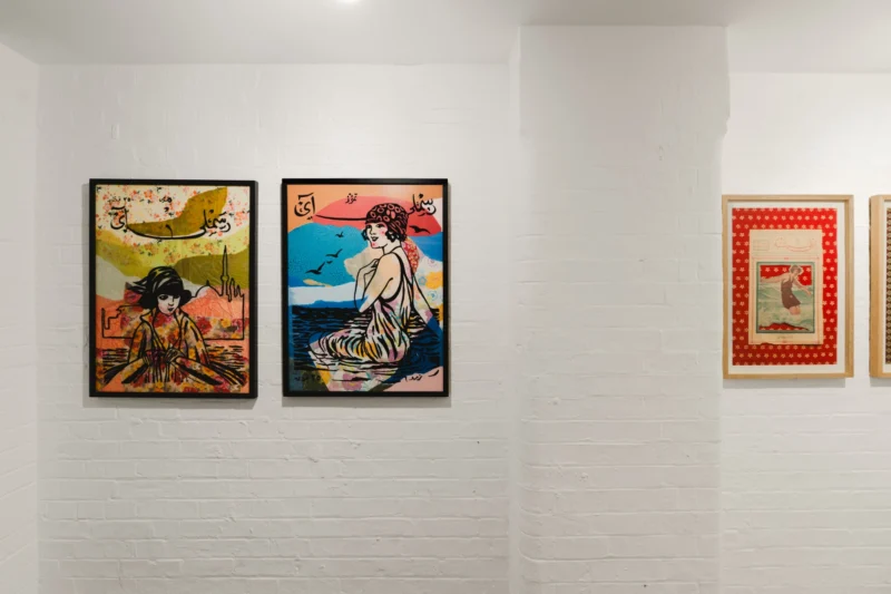 Installation shot from Gülsün Karamustafa: Remains of a Forgotten Promise, @ Ab-Anbar