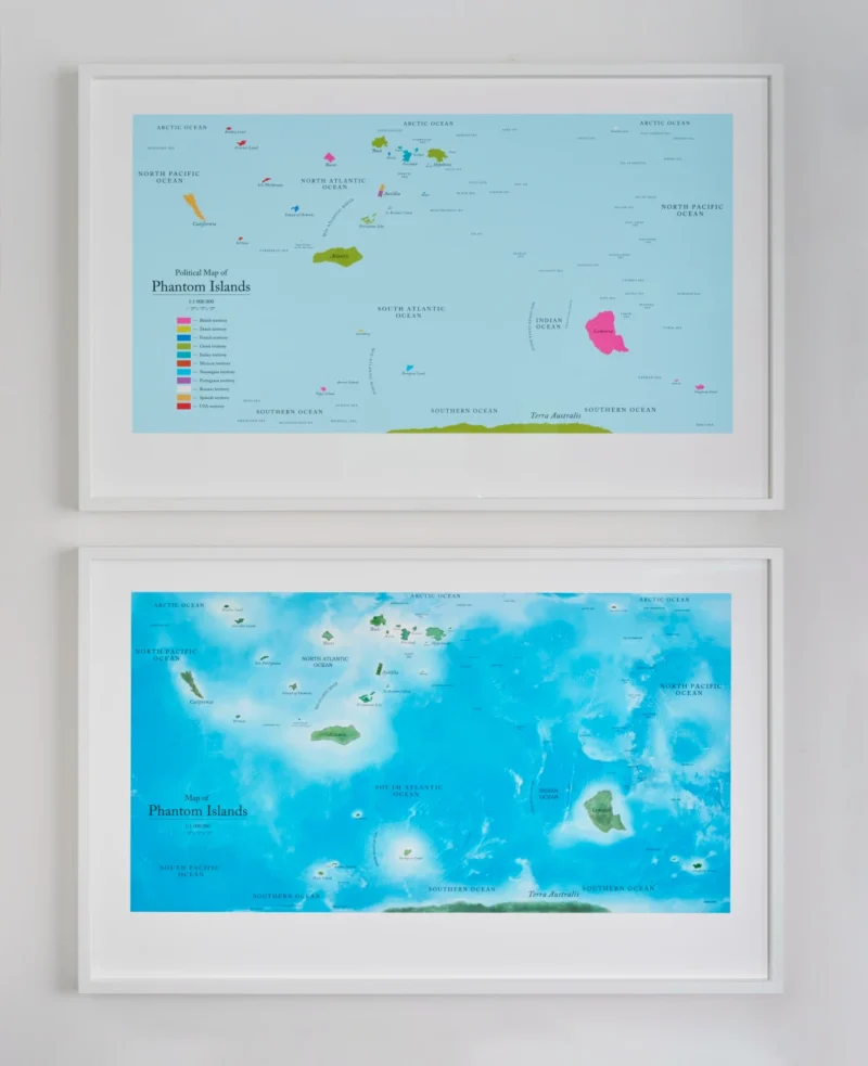 Agnieszka Kurant, Maps of Phantom Islands, 2011