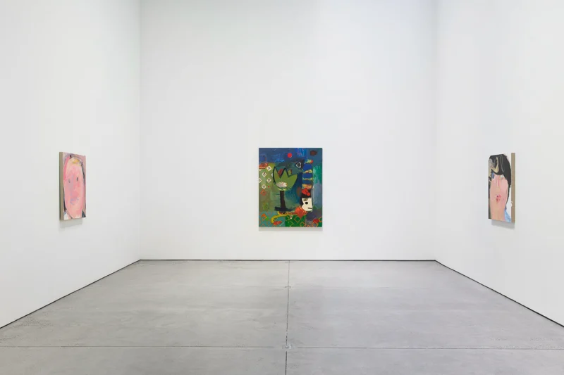 Installation shot from Margot Bergman: On the Other Hand, @ Anton Kern Gallery