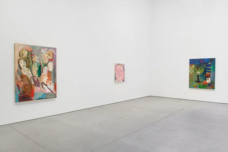Installation shot from Margot Bergman: On the Other Hand, @ Anton Kern Gallery