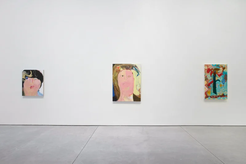 Installation shot from Margot Bergman: On the Other Hand, @ Anton Kern Gallery
