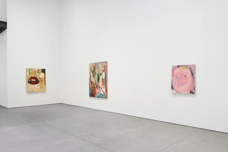 Installation shot from Margot Bergman: On the Other Hand, @ Anton Kern Gallery