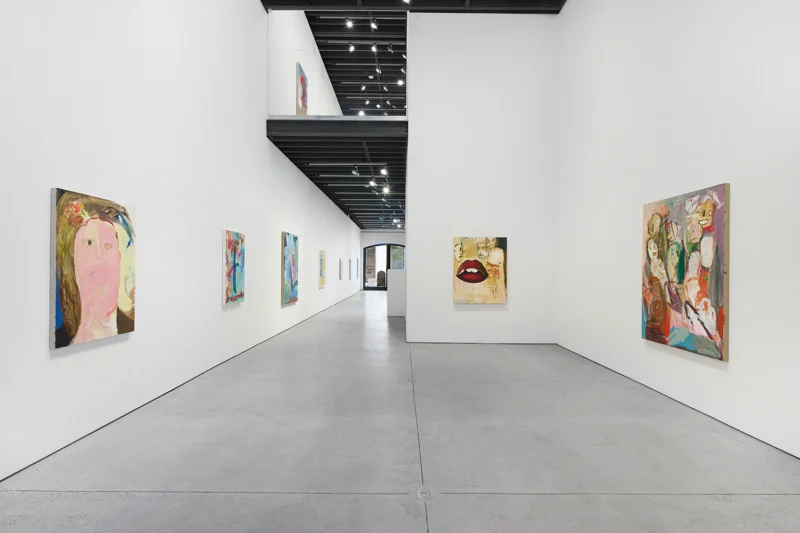 Installation shot from Margot Bergman: On the Other Hand, @ Anton Kern Gallery