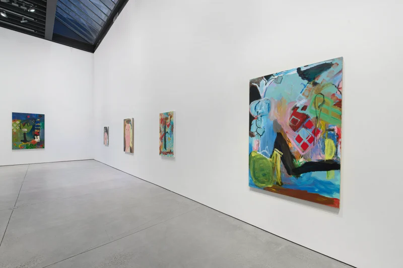 Installation shot from Margot Bergman: On the Other Hand, @ Anton Kern Gallery