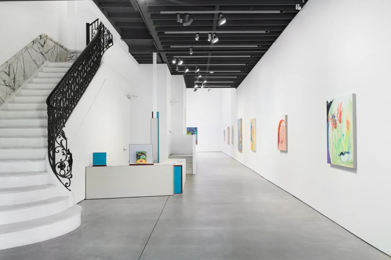 Installation shot from Margot Bergman: On the Other Hand, @ Anton Kern Gallery