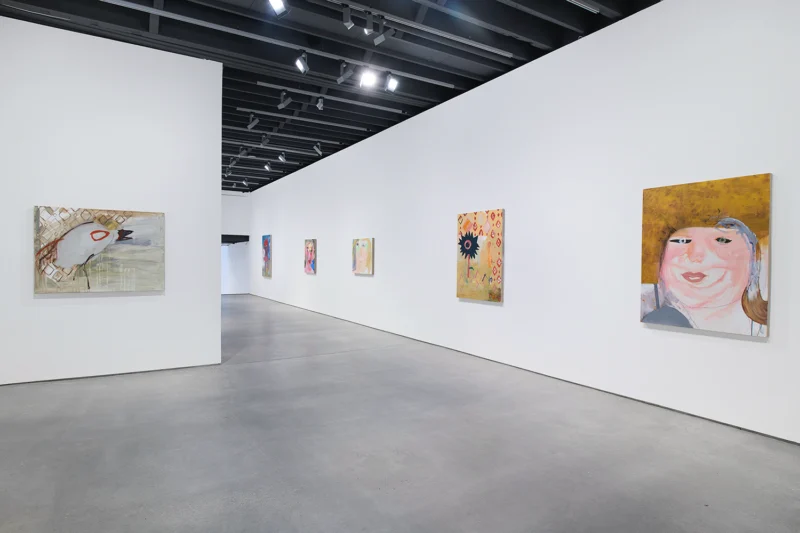 Installation shot from Margot Bergman: On the Other Hand, @ Anton Kern Gallery