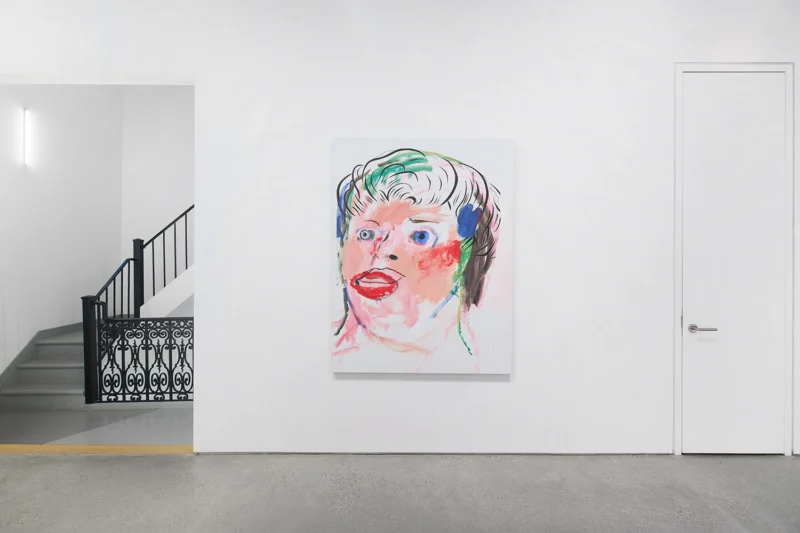 Installation shot from Margot Bergman: On the Other Hand, @ Anton Kern Gallery