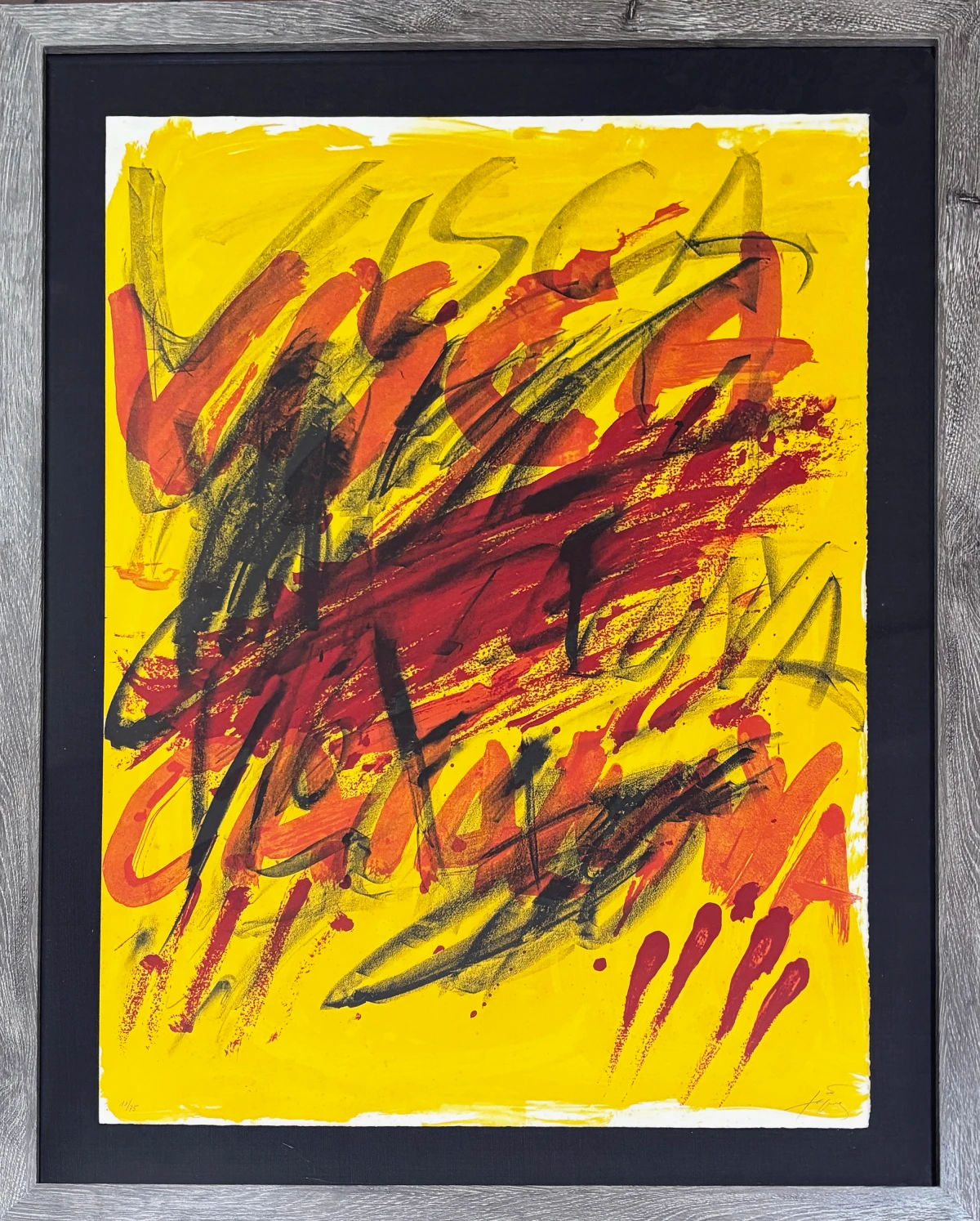 Antoni Tàpies, Poems 6, 1974