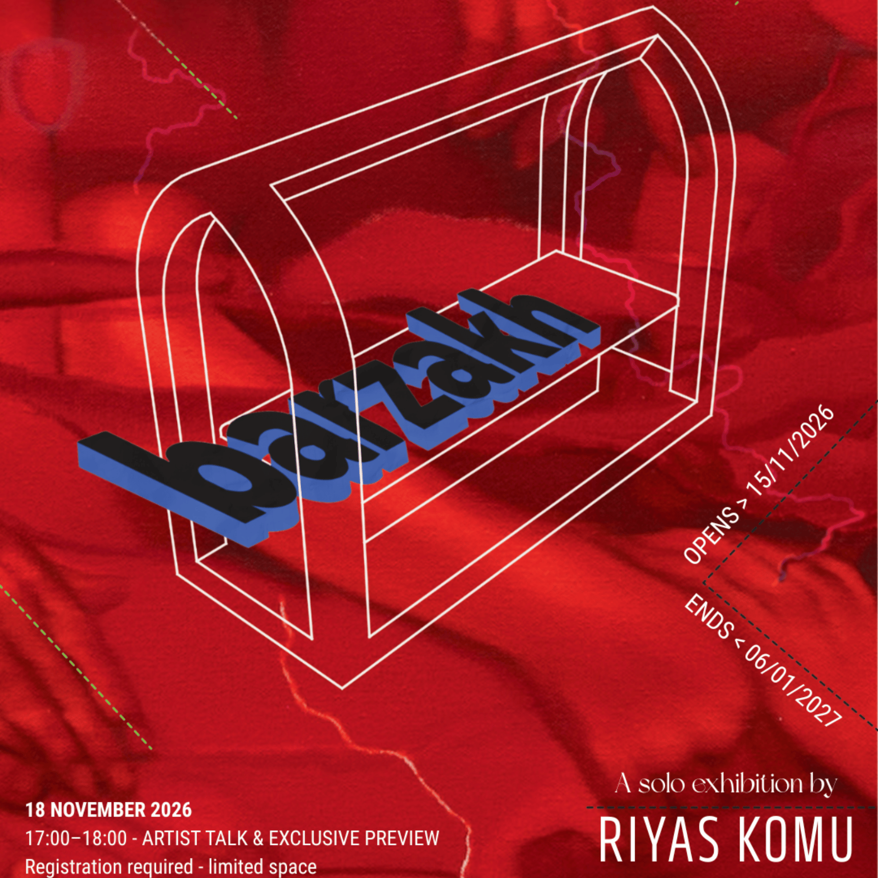 Image for Riyas Komu: Barzakh, at South Asian Contemporary Art Amsterdam
