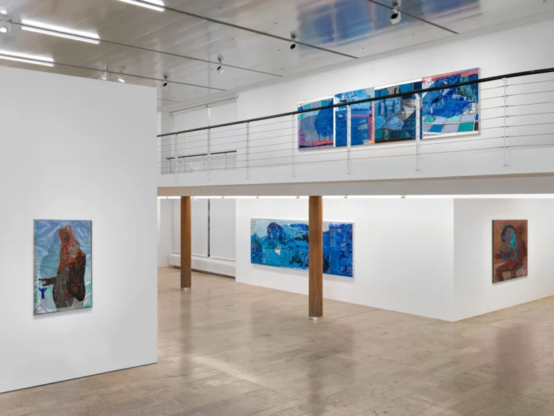 Installation shot from Austin Martin White: The lie, the larp and the lusophile, @ Capitain Petzel