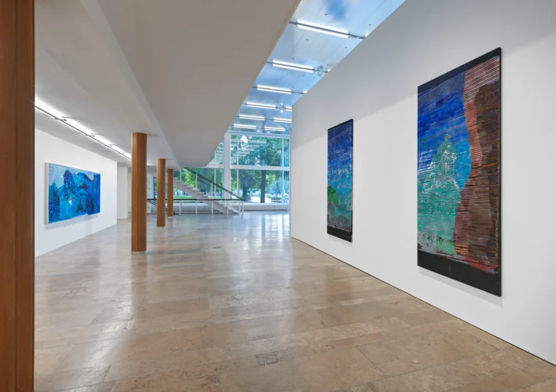 Installation shot from Austin Martin White: The lie, the larp and the lusophile, @ Capitain Petzel