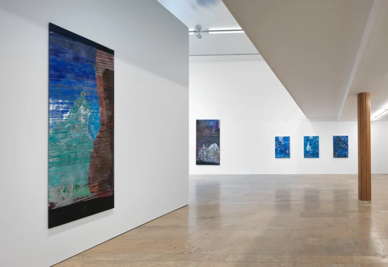 Installation shot from Austin Martin White: The lie, the larp and the lusophile, @ Capitain Petzel