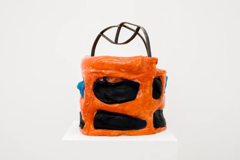 Sahar Khoury, Untitled (Orange crown), 2024