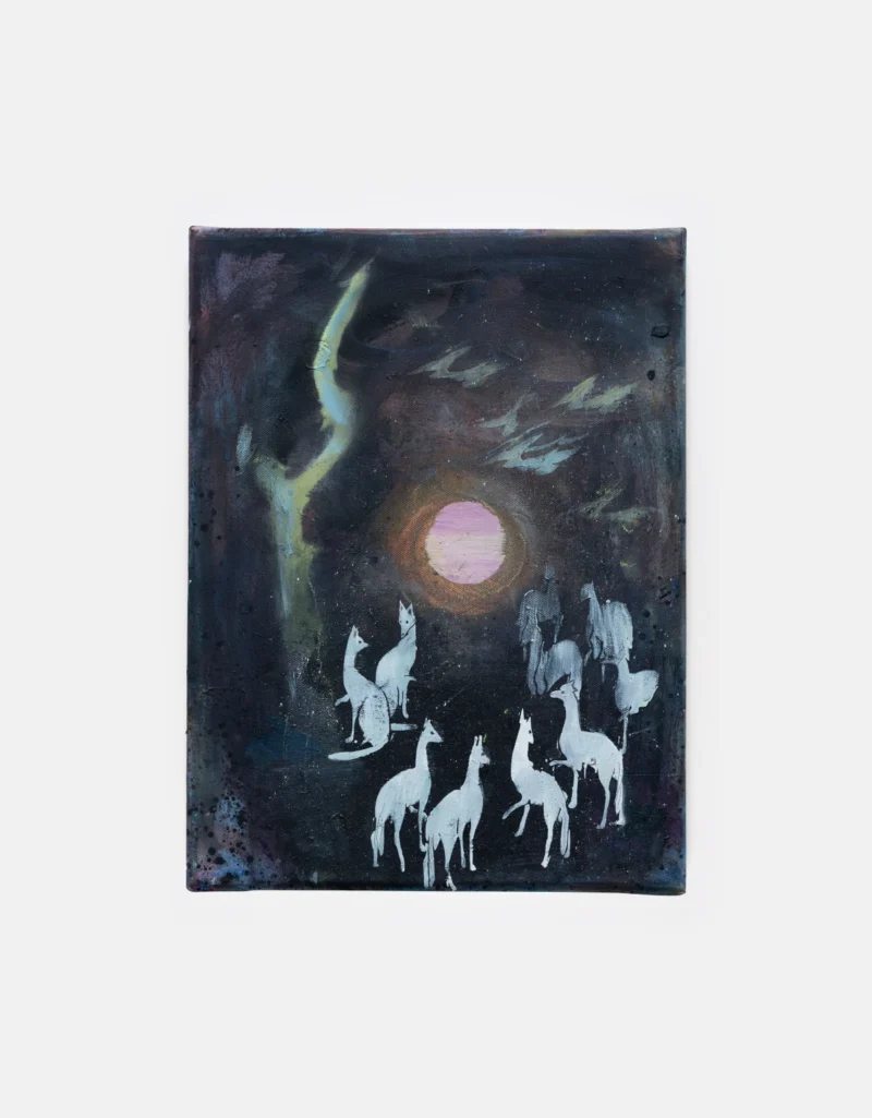 Elizabeth Magill, I never saw moons (after Hiroshige’s Foxfires), 2026