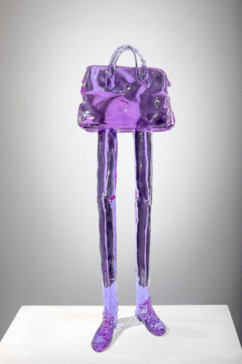 Erwin Wurm, Waiting (purple), 2026