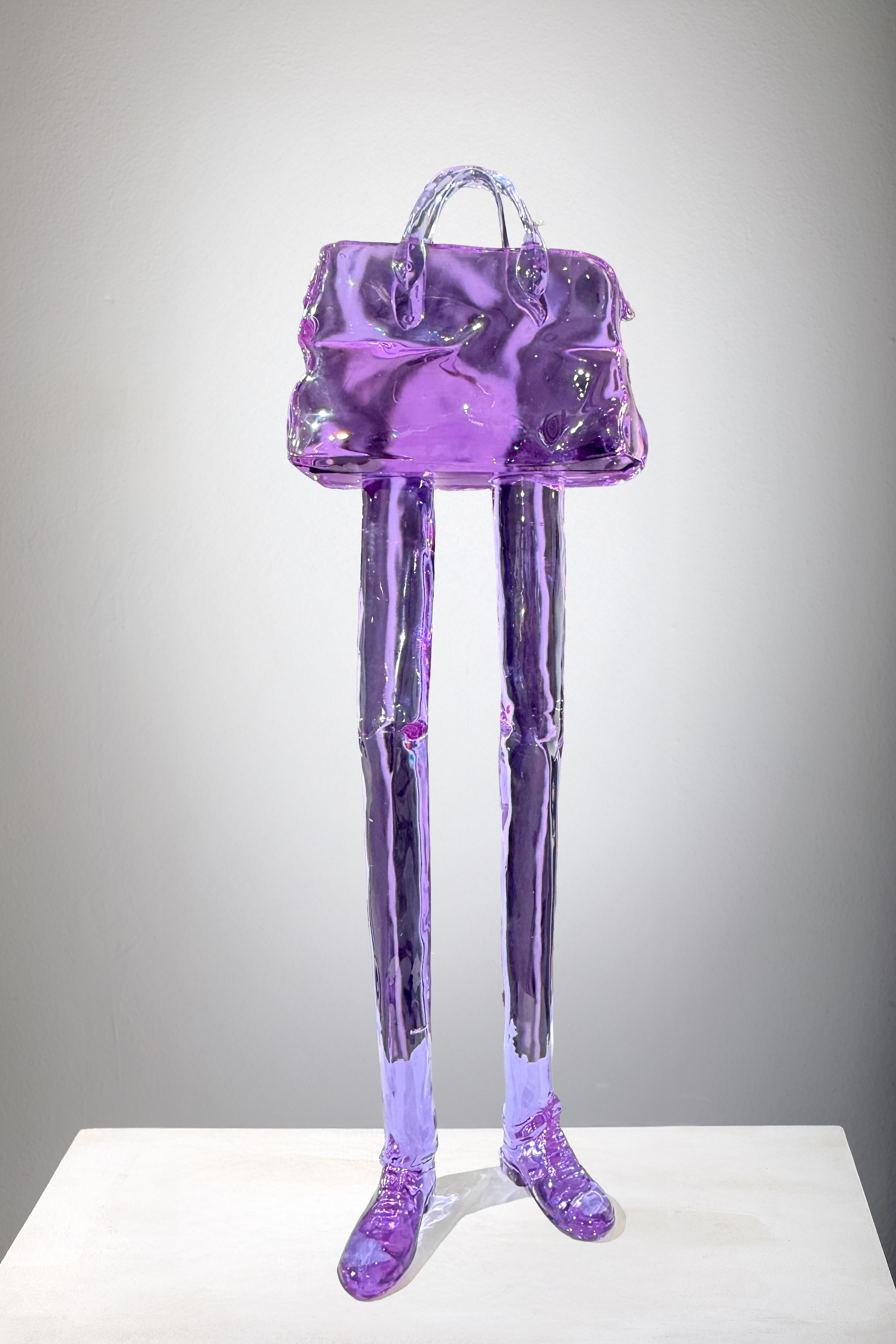 Erwin Wurm, Waiting (purple), 2026