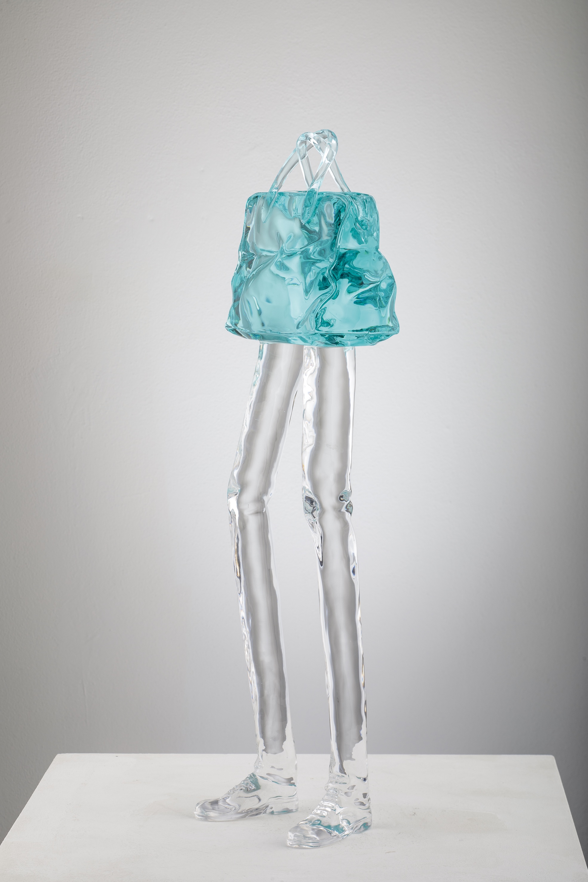 Erwin Wurm, Waiting (turquoise-crystal), 2026