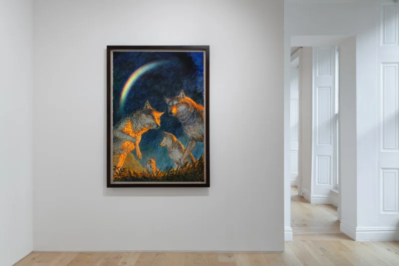 Installation shot from Walton Ford: An Orbed Drop of Light, @ Galerie Max Hetzler