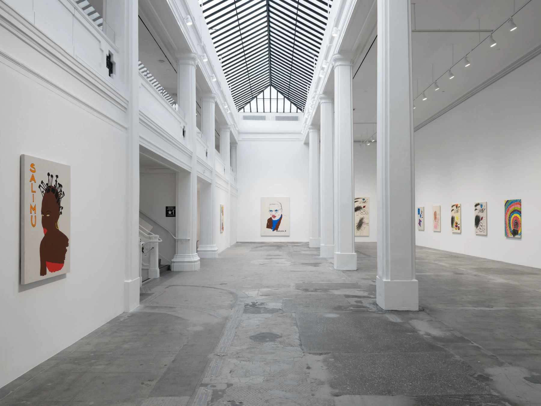 Image for Glenn Ligon. Sit So Your Back Isn’t Against The Door, at Hauser & Wirth Downtown