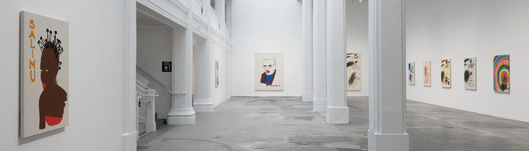 Image for Glenn Ligon. Sit So Your Back Isn’t Against The Door at Hauser & Wirth Downtown
