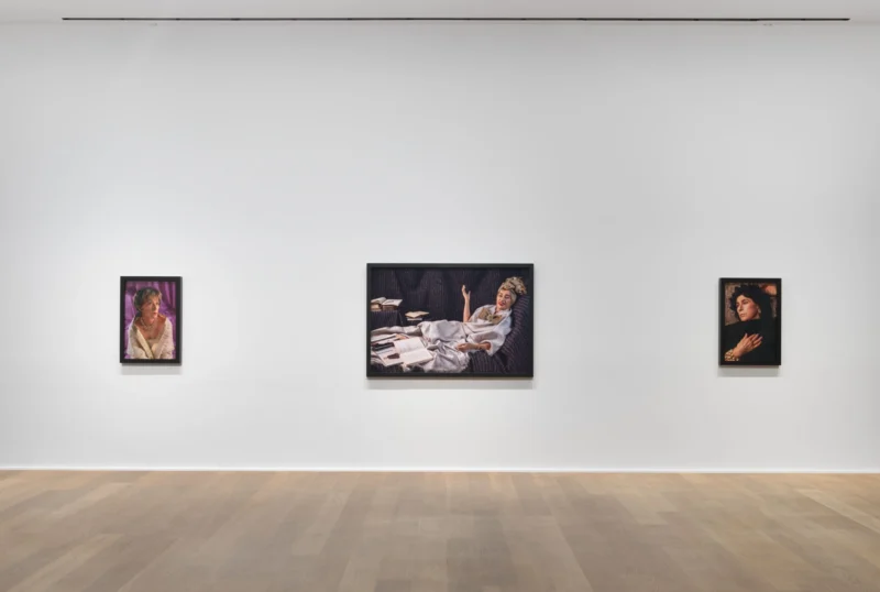 Installation shot from Cindy Sherman, @ Hauser & Wirth