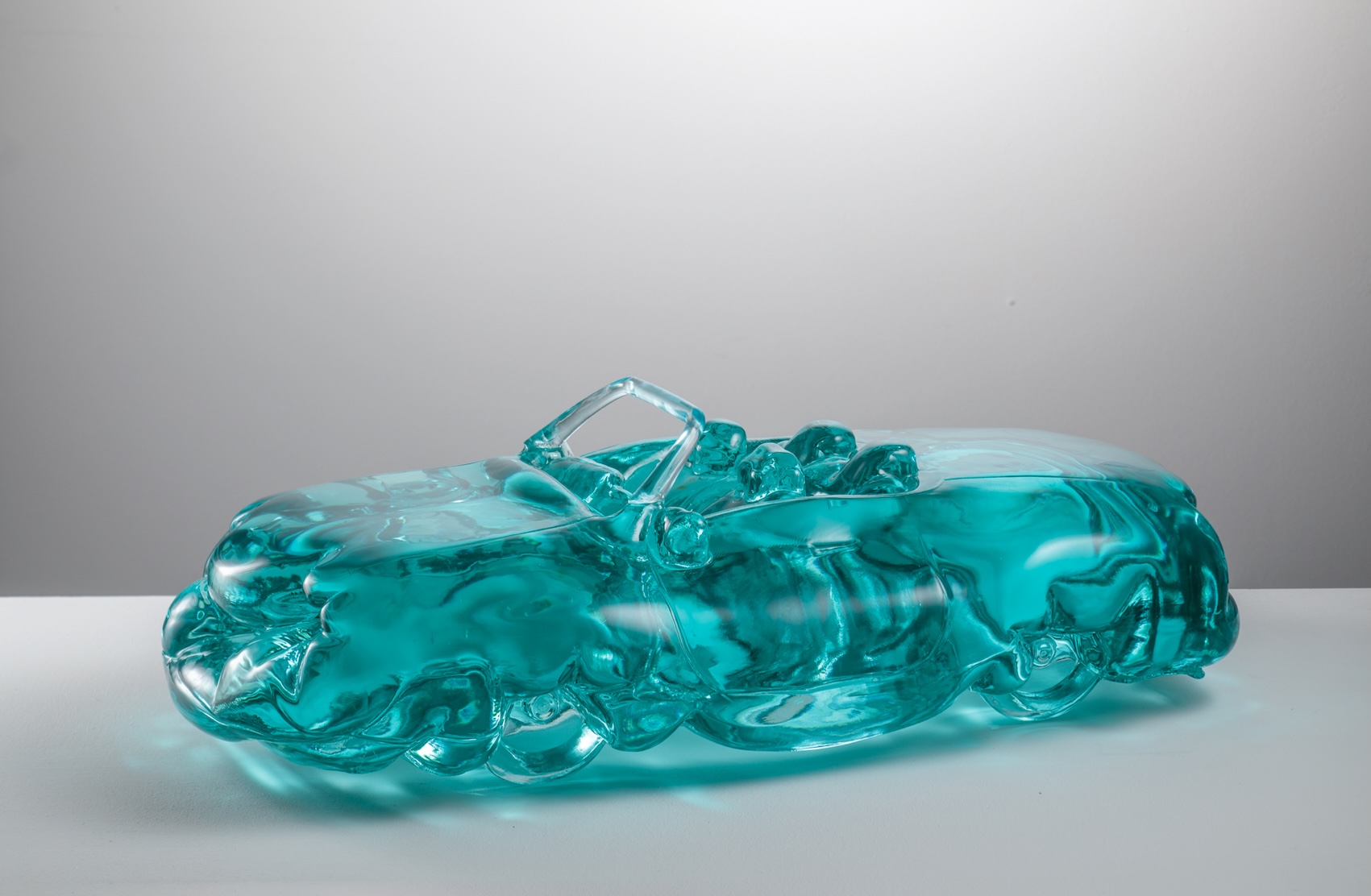 Erwin Wurm, Ice Convertible (aquamarine), 2023