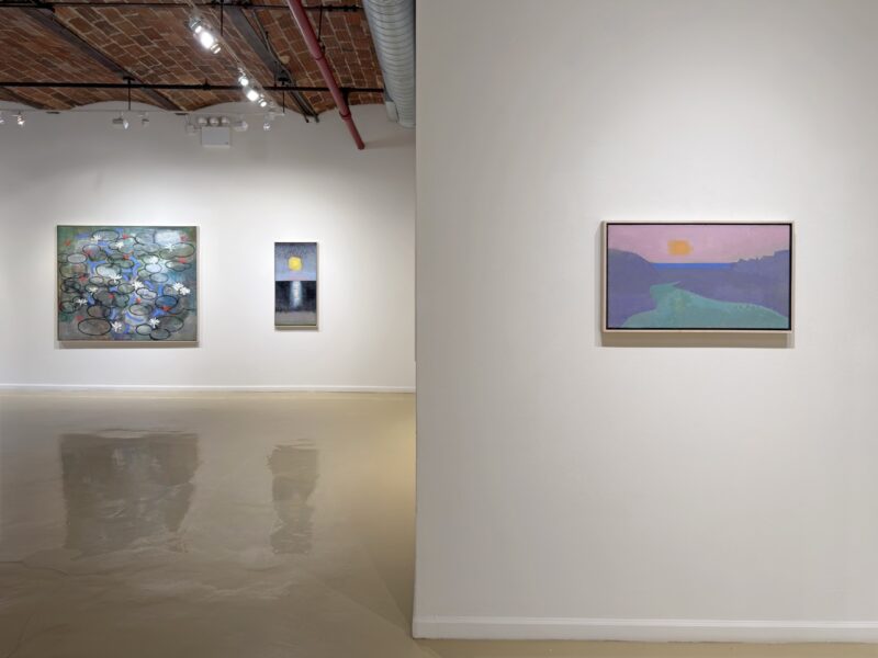 Installation shot from John Evans: The Shape of Stillness, @ Gallery Henoch