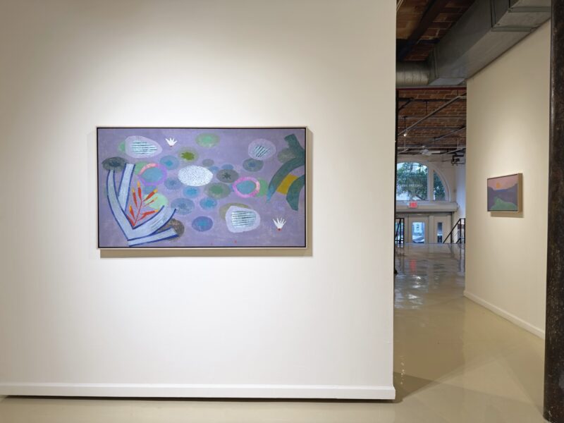 Installation shot from John Evans: The Shape of Stillness, @ Gallery Henoch
