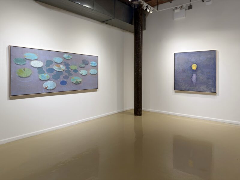Installation shot from John Evans: The Shape of Stillness, @ Gallery Henoch