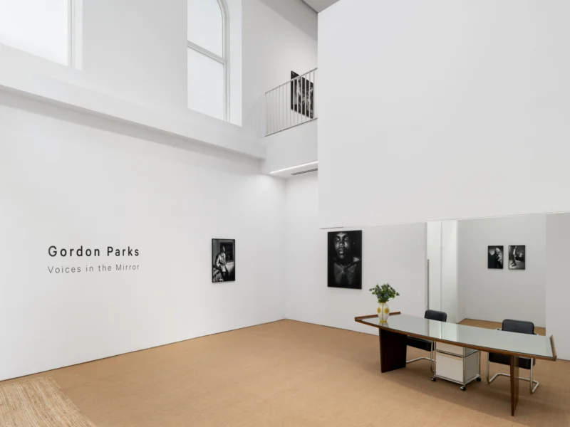 Installation shot from Gordon Parks: Voices in the Mirror, @ Jack Shainman Gallery