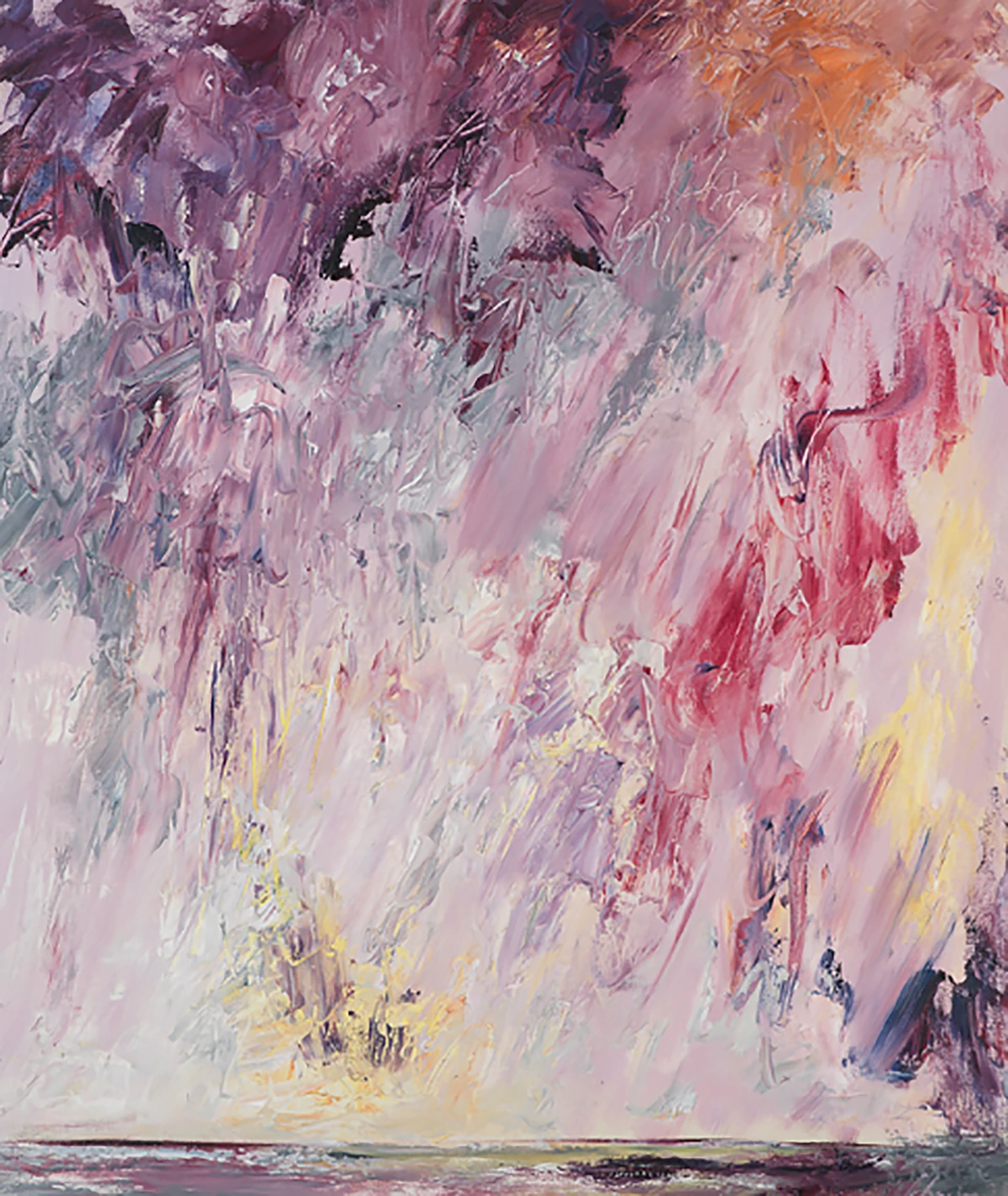 Jon Schueler, The First Snow Cloud, 1958