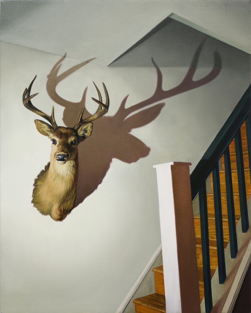Lindsay Merrill, Head on wall II, 2026