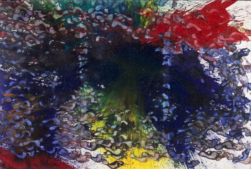 Hermann Nitsch, Schüttbild, 2009