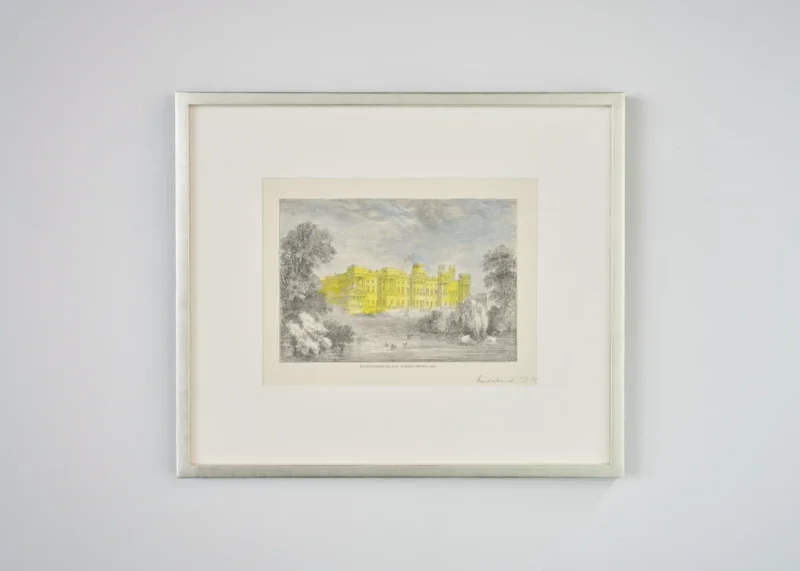 Marcel Broodthaers, Buckingham Palace Garden front,1857, 1973