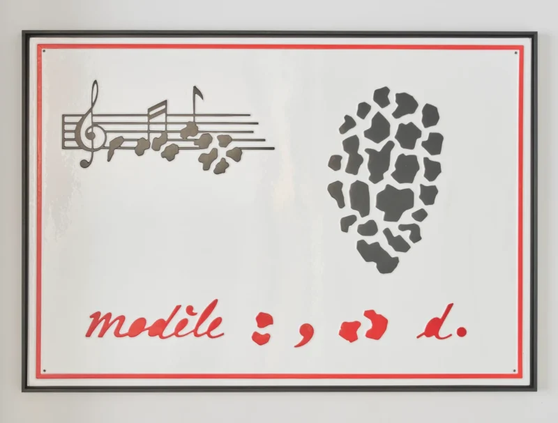 Marcel Broodthaers, Modèle (Charbon), 1969