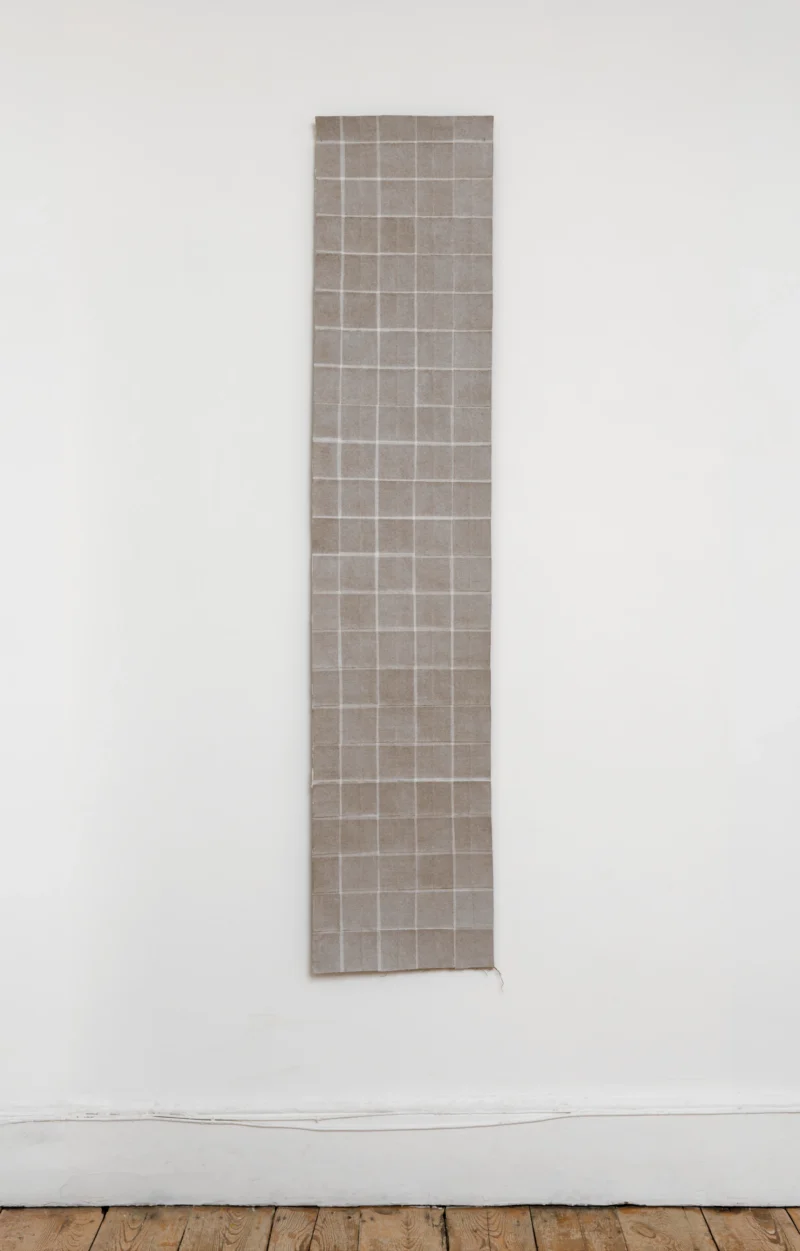 Installation shot from Bernardo Ortiz: Peso Muerto, @ Patrick Heide Contemporary Art