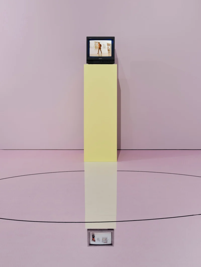 Installation shot from Iván Argote: Mamarrachos: Quinceañera, @ Perrotin