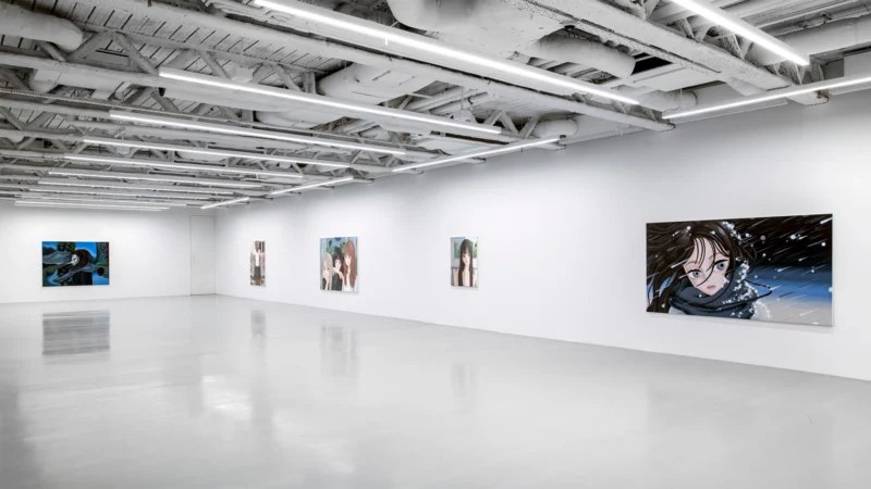 Installation shot from Sujin Lee: Where We Once Stood, @ Saatchi Yates