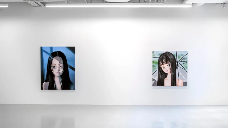 Installation shot from Sujin Lee: Where We Once Stood, @ Saatchi Yates