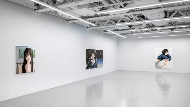 Installation shot from Sujin Lee: Where We Once Stood, @ Saatchi Yates